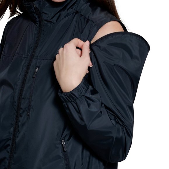 Bass Outdoor Womens Convertible Full Zip High Neck Outdoor Active Jacket S, M, L - Picture 5 of 6